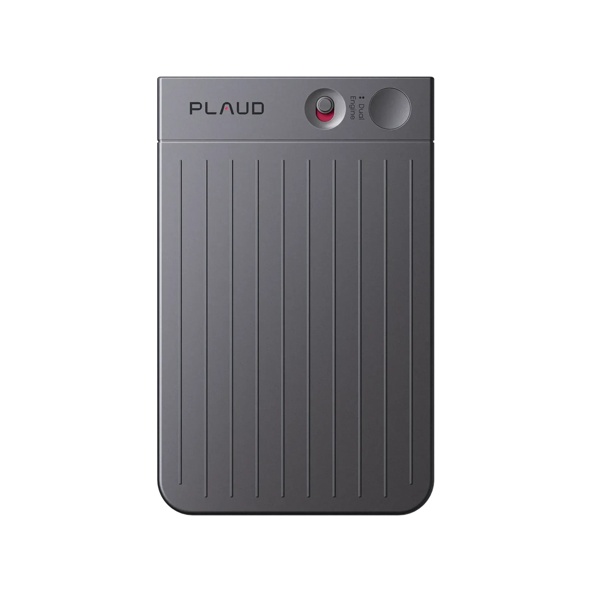 AI-диктофон Plaud Note чёрного цвета с MagSafe-креплением